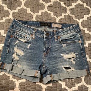 Denim shorts